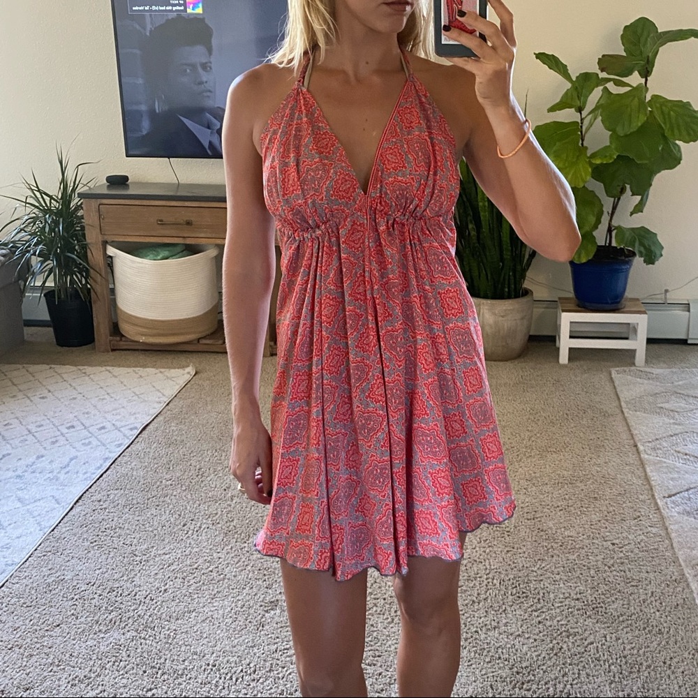 Kariella coverup tie dress (adjustable) 💋🦛🌺